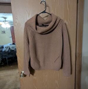 Moon & Madison Chunky Knit Cropped Sweater Large